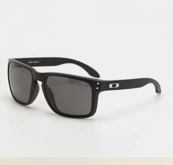 Hoolbrook Men’s UV400 Polarized Sunglasses Black Frame Charcoal Lens Road Trip Beach Glasses