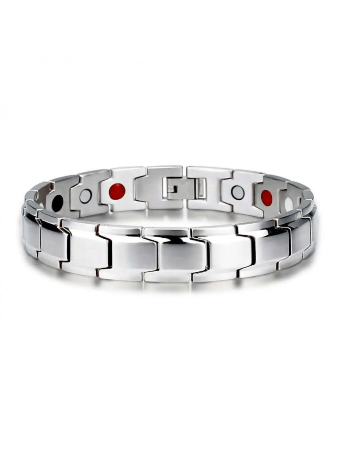 Strong Magnetic Bracelet, Healing Magnet Therapy Bangle, Health, Stainless Steel, Adjustable Length, Unisex, Casual Style, Perfect Gift for Friends and Family