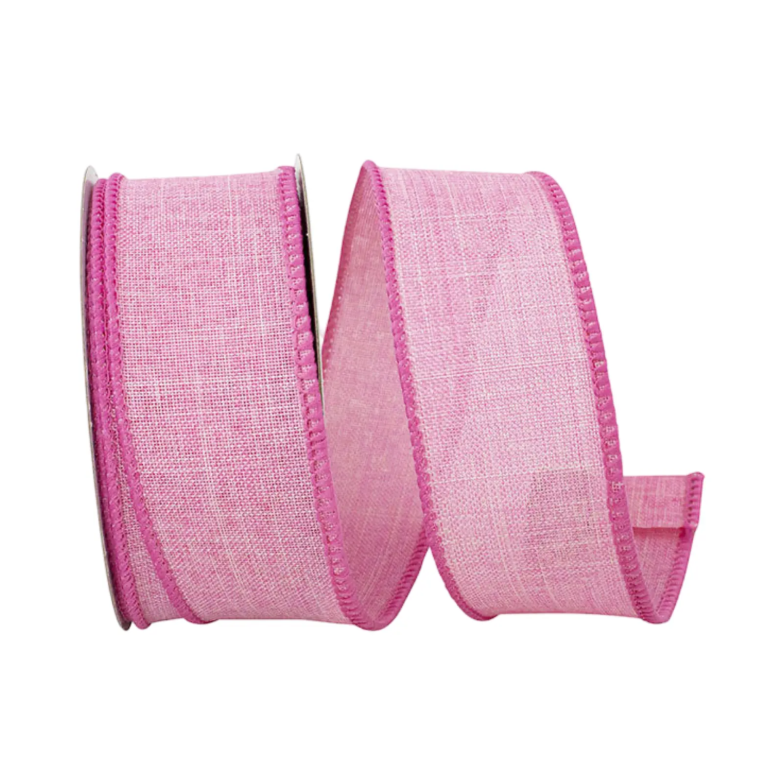 Pink Everyday Linen Ribbon, 1.5" X 10YD