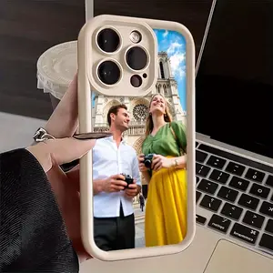 Phone case: custom art style! Customizable retro book case for iPhone 15/16/17, 12/13/14 Pro Max and Air—photos can be printed on the case.