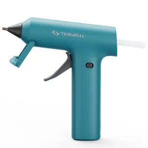 Tilswall Cordless Hot Glue Gun Set Features a built-in 2000mAh battery for rapid preheating Includes 20 premium glue sticks Ergonomic design Ideal for crafts, DIY gifts, and repairs