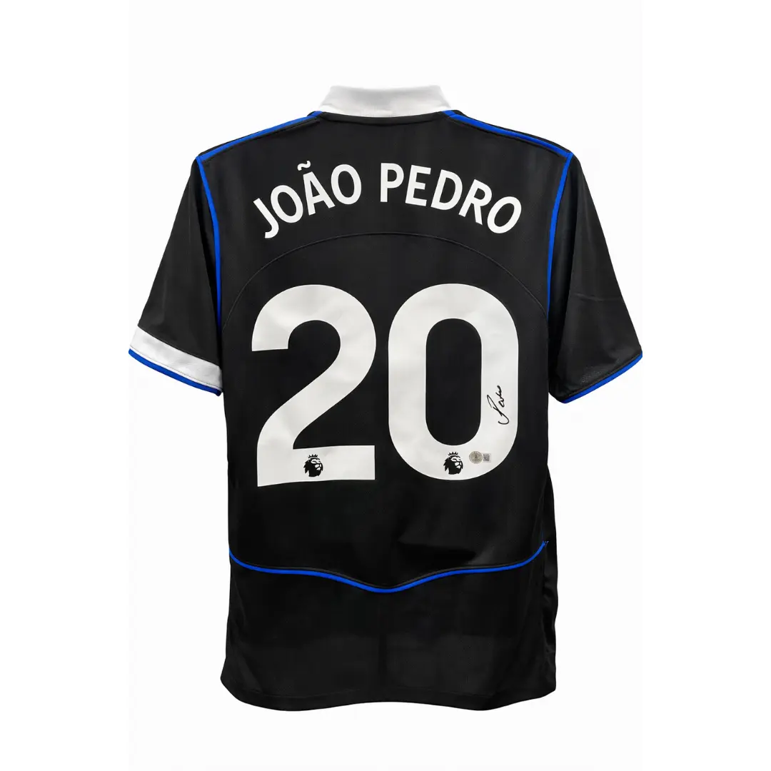 Joao Pedro Signed Chelsea Soccer Jersey with Beckett COA