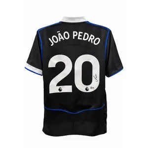 Joao Pedro Signed Chelsea Soccer Jersey with Beckett COA