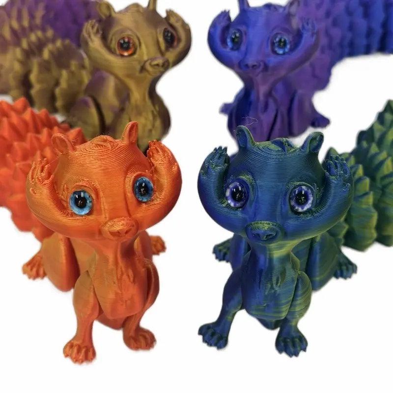 ️ 3D Printed Articulated Squirrel – Cute Desk Buddy & Gift