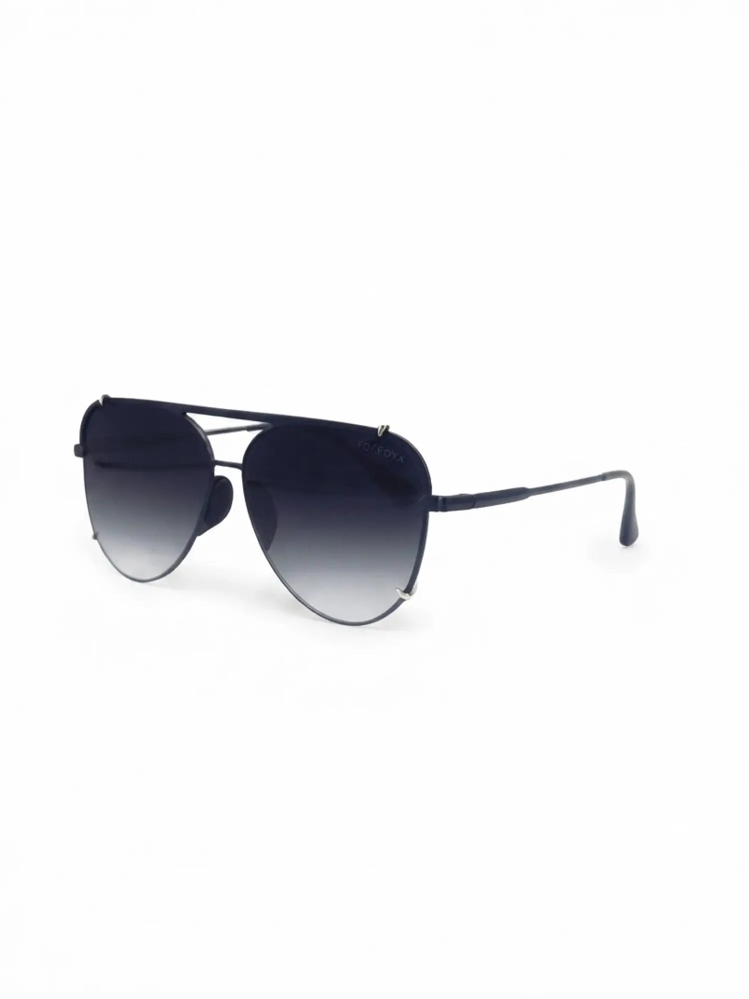 Topfoxx Cristina Faded Black & Gold Tangle-Free Aviator Sunglasses | Women's Fashion Eyewear with UV400 Protection & 3X Tested Shatter-Resistant Lenses - Trendy Stylish Eyewear Sun Shades for Everyday Outdoor Wear