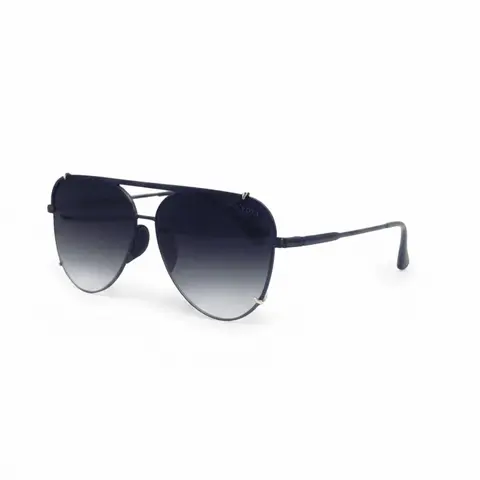 Topfoxx Cristina Faded Black & Gold Tangle-Free Aviator Sunglasses | Women's Fashion Eyewear with UV400 Protection & 3X Tested Shatter-Resistant Lenses - Trendy Stylish Eyewear Sun Shades for Everyday Outdoor Wear
