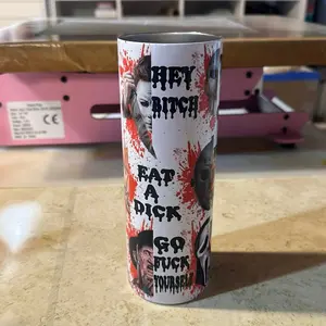 Drinkware tumbler horror swear