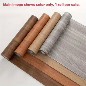 Wood Grain Contact Paper Wallpaper, Self Stick Wallpaper, Self-Adhesive Removable Vinyl, Waterproof Oil-Resistant, 15.7 X 118 Inches, Wall Floor Countertop Decor