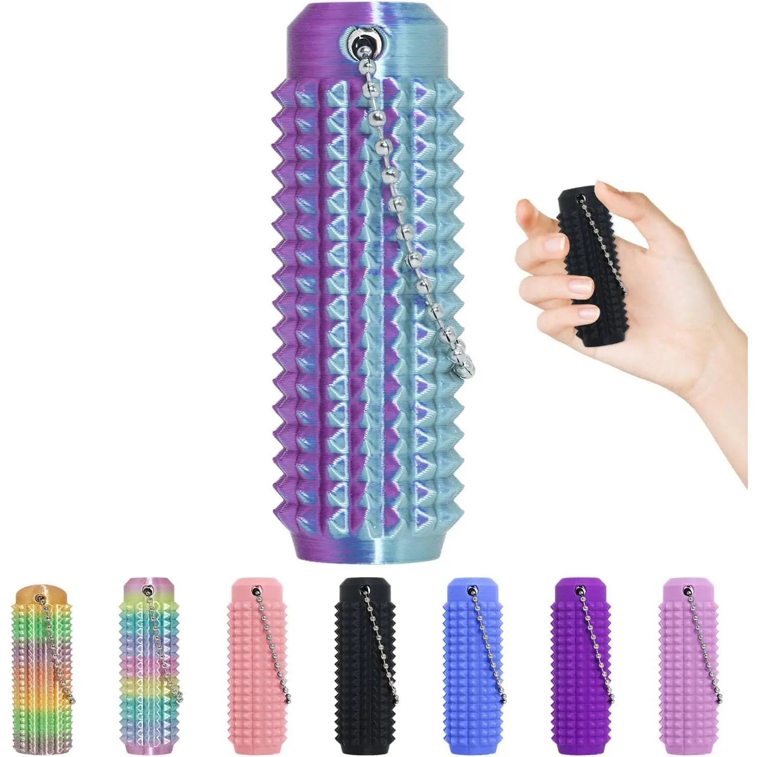 Little Ouchies Fidget Toys,Pain Stim Fidget Toy Reduce Stress for Adults,Anxiety Relief Pain Stim,Spiky Fidget Keychain for Anxiety and Stress Reduction,Novelty Gifts Blue (2PCS Pink and Black) Little Ouchies Fidget Toys,Pain Stim Fidget Toy Reduce Stress for Adults,Anxiety Relief Pain Stim,Spiky Fidget Keychain for Anxiety and Stress Reduction,Novelty Gifts Blue (2PCS Pink and Black)