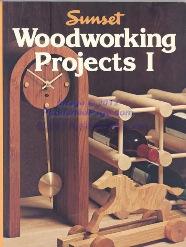 Used DIY Wooden Project Book - Woodworking Projects 1 by Sunset, Good English Softcover Book with Photographs, Expands Woodworking Skills