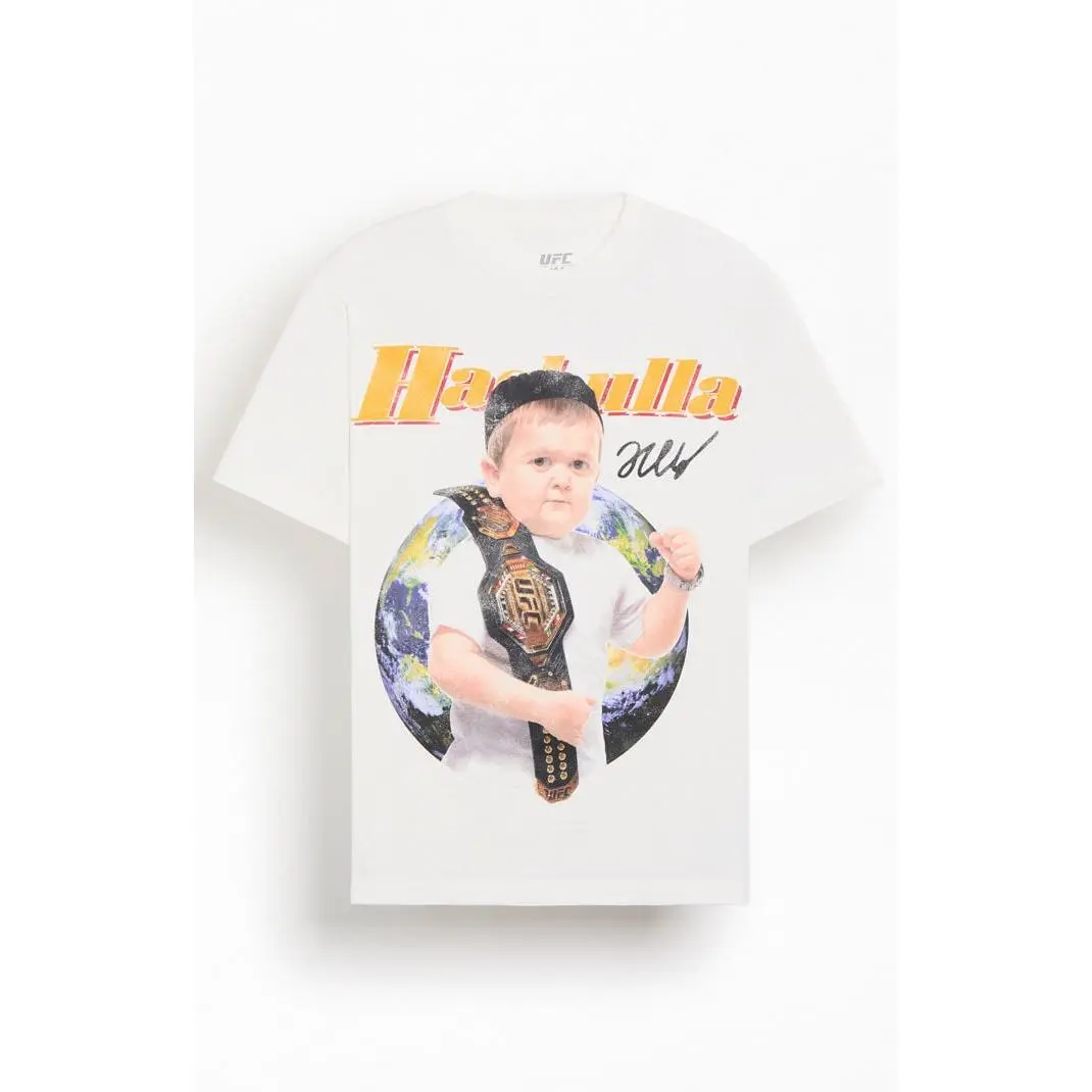 UFC Men's Hasbulla Vs Everybody Oversized T-Shirt - Multicolor UFC Men's Hasbulla Vs Everybody Oversized T-Shirt - Multicolor