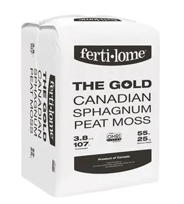 Fertilome The Gold Canadian Sphagnum Peat Moss – 3.8cu ft – Compressed Bale