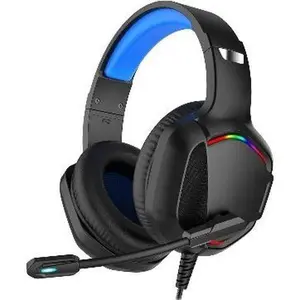 X-HPS18  A36 Gaming Headset with Microphone for Pc, Xbox One Series X/s, Ps4, Ps5, Switch, Stereo Wired Noise Cancelling Over-Ear Headphones with Mic for Computer, Laptop, Mac, Nintendo, Gamer (Blue)