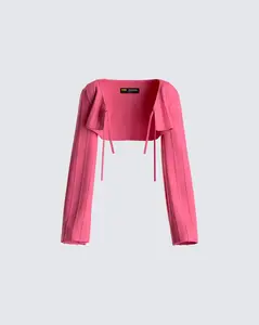 Dominic Pink Shrug Cardigan