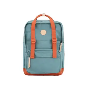Himawari Waterproof Canvas Backpack Bag with Side Pockets, 100% Polyester, Large Capacity, Lightweight Design, 16" Laptop Pocket, 1.4 lb