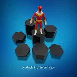 Large Octagon Action Figure Stand | Matte Finish | Available In Different Sizes