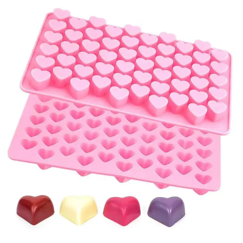Heart Shape Chocolate Mold, 1 Count Plastic Candy Mold, Ice Cube Mold, Kitchen Baking Tools Tools Party Supplies, Ice Maker, Kitchen Gadgets, Kitchen