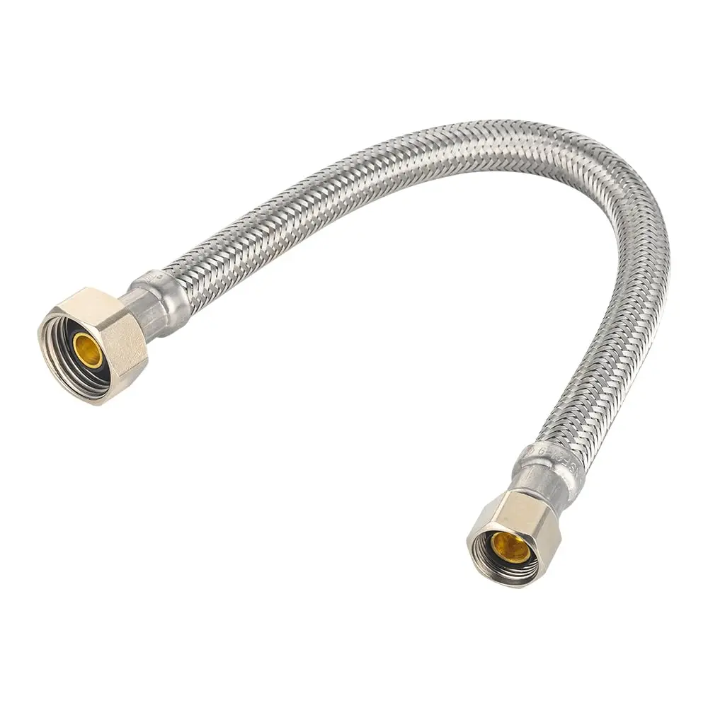 10-Pack 3/8" C x F 1/2" x 20" SS Braided faucet Hose