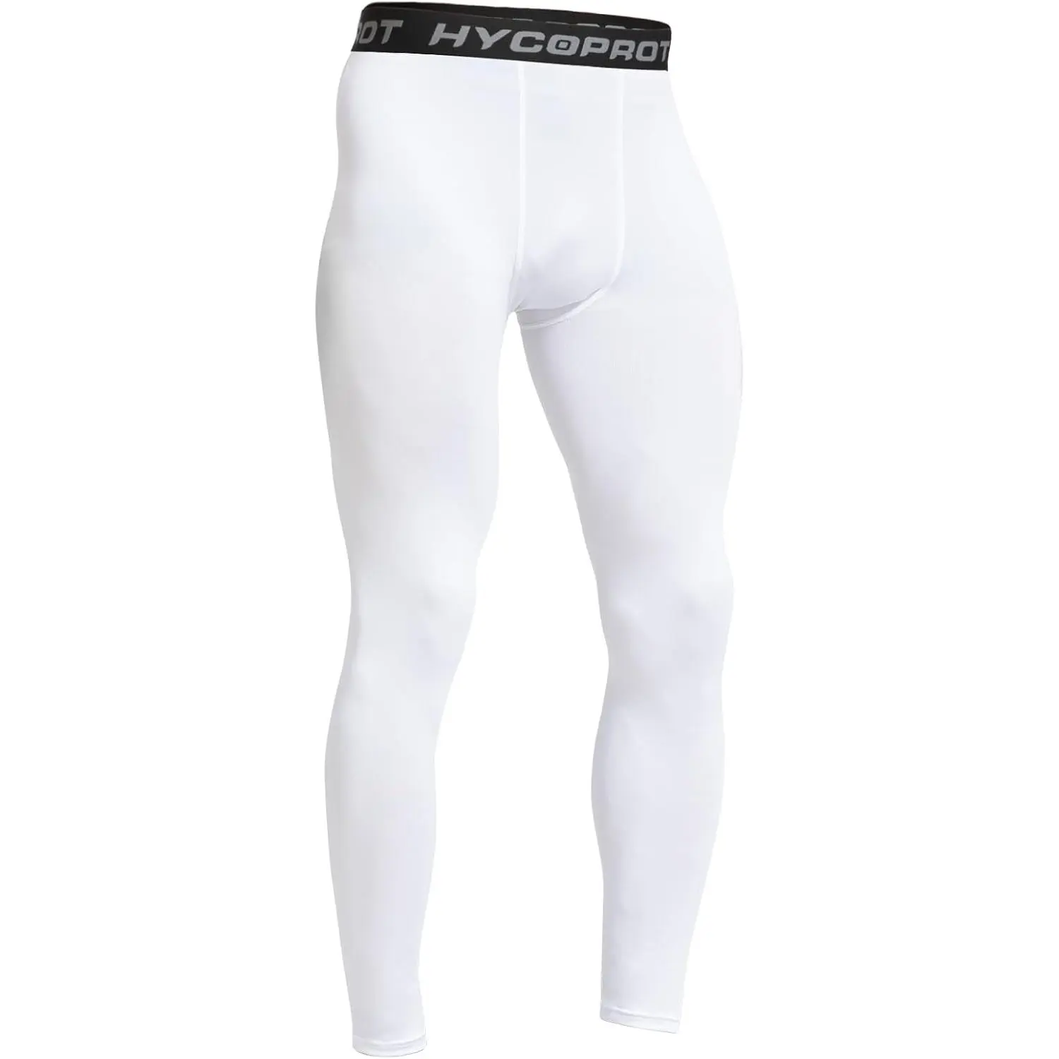 Unisex Seamless Compression Tights, Polyester Blend Shaping Base Layer with UV Protection for Gym, Running & Yoga