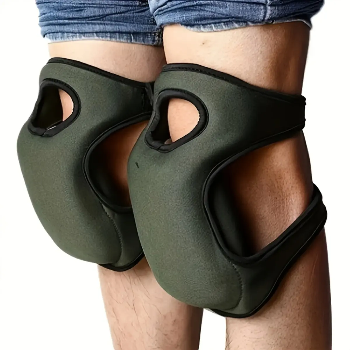 Gardening Knee Pads - Foam Cushioned, Waterproof, Durable, Portable, Adjustable, Anti-Skid, Thick Padding, Patio-Perfect Design, Wipe Clean with a Damp Cloth for Men & Women Outdoor Gardening, Patio Use