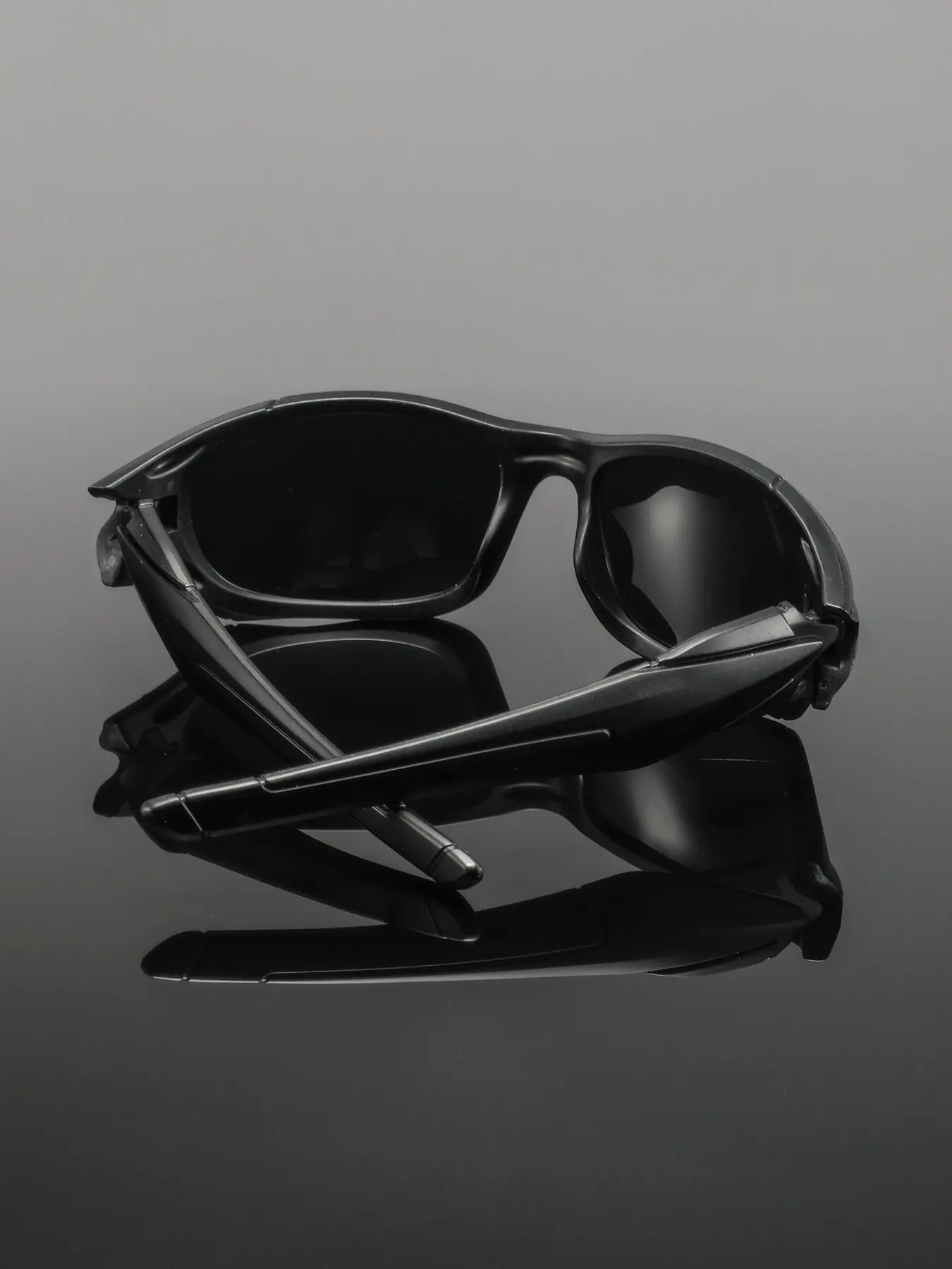 Men's Plastic Square Cyberpunk Glasses, High-End Trendy Casual