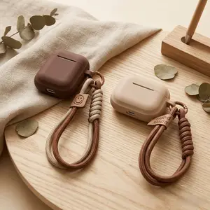 Premium Bluetooth Earphone Case, Minimalist Silicone Cover for Wireless Earbuds, Flexible Shockproof Shell, Slim Lightweight Design, Scratch & Drop Resistant, Stylish Fashion Accessory for Travel & Daily Use, Portable Headphones Storage Box