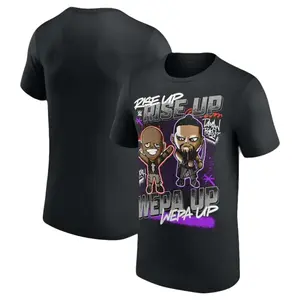 Men's Damian Priest & R-Truth Rise Up Wepa Up Cartoon T-Shirt Professional Wrestler Tee For Man and Woman Unisex T-Shirt Hoodie Graphic Basic Cotton Tops Casual All Seasons