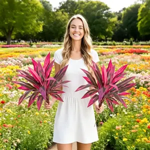 Artificial Tropical Plant UV Resistant Large Faux Plants Outdoor Fake Boston Ferns Potted Plants Realistic Agave Plastic Hostas Greenery Patio Outside Shrubs Flower Grass Front Porch Decor