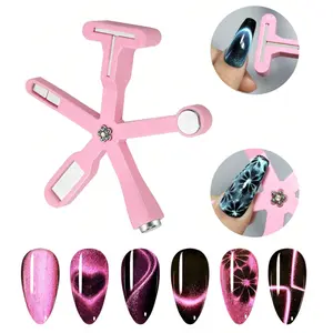 6 in 1 Magnetic Nail Art Tool, 1 Count Magnetic Nail Polish Tool, Multifunctional Nail Art Tool for Women & Girls, Manicure Tool, Nail Art Accessories