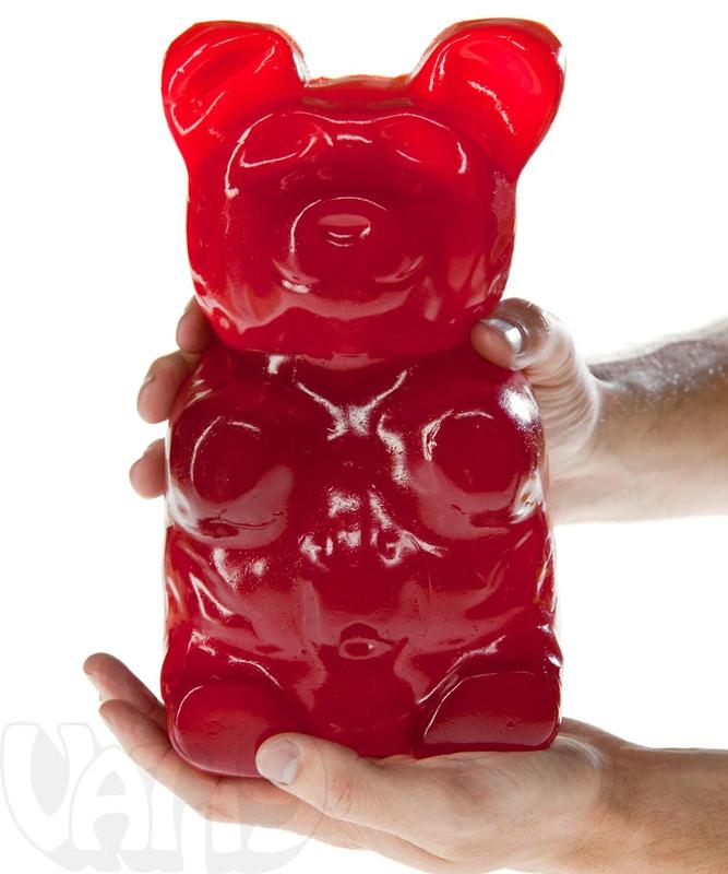 The Giant 5-Pound Gummy Bear - Multiple Flavors, Big Gummy Foods, Candy Snack Challenge, Made In USA