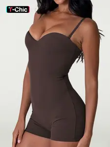 Show-Chest Strapless Jumpsuit, Women's Sleeveless Romper, Casual Summer Fit, Comfortable & Stylish One-Piece Dress