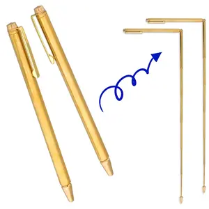 OIIKI 2PCS Dowsing Rods, Retractable Divining Rods, Portable Pen Shape L Rods, for Ghost Hunting Tools, Divining Water, Treasure, Buried Items Etc OIIKI