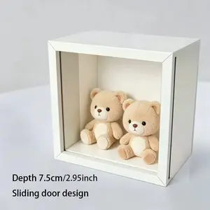 3 Piece Blind Box Display Storage Box Set, Walnut Colors, Elegant Gift Packaging, Perfect for Collectibles & Memorabilia