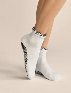 The Tipped Ruffle Grip Sock