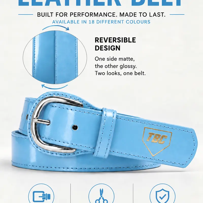 TBC Premium Reversible Leather Belt