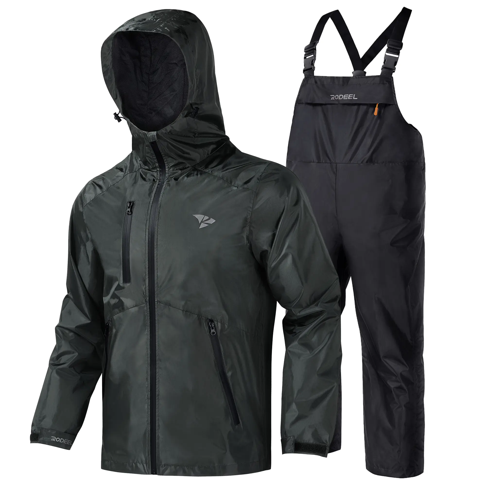 Grey Jacket & Black Bibs 718