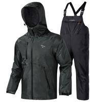 Grey Jacket & Black Bibs 718