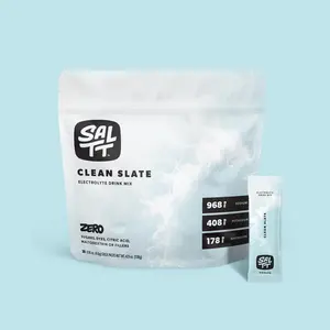 SALTT Clean Slate Electrolyte Drink Mix - Sodium, Potassium, Magnesium - Zero Sugar - 30 Packets