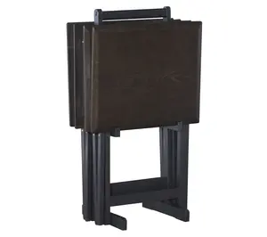 Linon Home Decor 5 Piece Bethany Tray Table Set