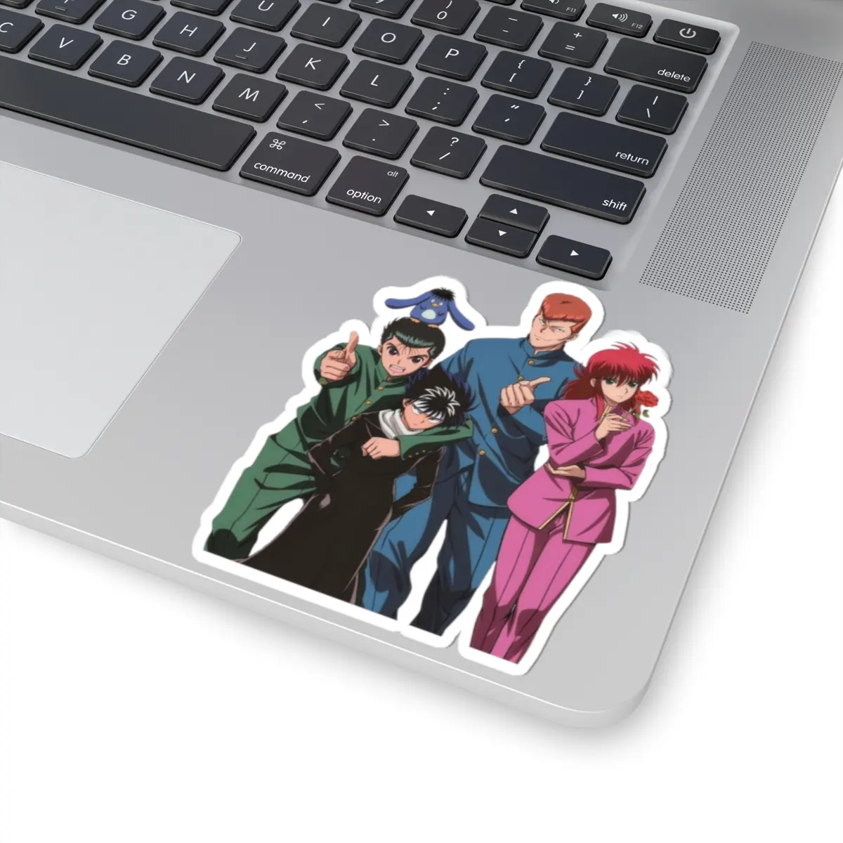Yuyu Hakusho Yusuke Urameshi Kazuma Kuwabara · Kurama · Hiei · Keiko Yukimura Anime Sticker Manga Gift Otaku Gift Sticker Laptop Manga Die-Cut Character Stickers – Perfect for Laptops, Journals, Gift...