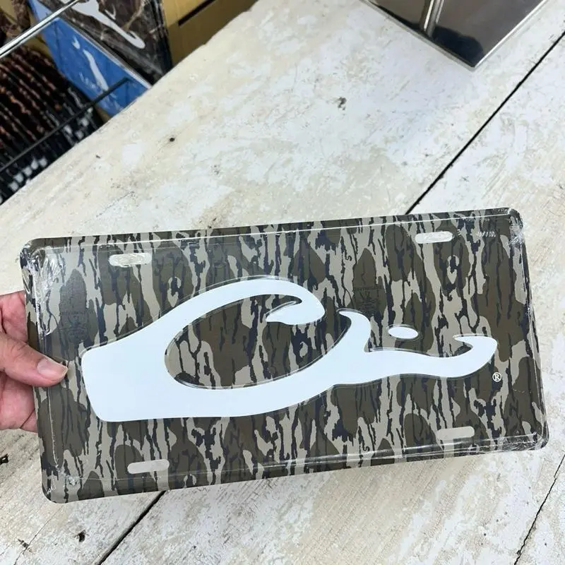 Drake Head License Plate - Black Classic Design with Unique Drake Head Logo, Tag for Car, Car Accessories