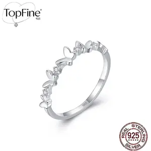 Fashionable S925 Silver Butterfly Cubic Zirconia Ring, Suitable For Women Party/dating festival Gift