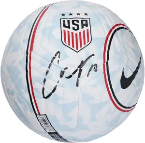 Carli Lloyd USWNT Autographed Nike USA Logo Soccer Ball - Fanatics Authentic Certified