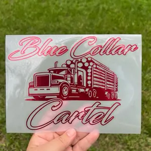 Log Truck Blue Collar Cartel Decals, multiple colors and sizes!