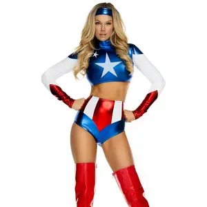 Pretty Patriot Sexy Hero Costume