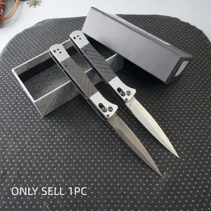 1pc 4170 Folding Knife, Outdoor Edc Pocket Knife, Multifunctional Camping Fishing Tool, High Hardness Blade, Christmas Gift, Men's Gift