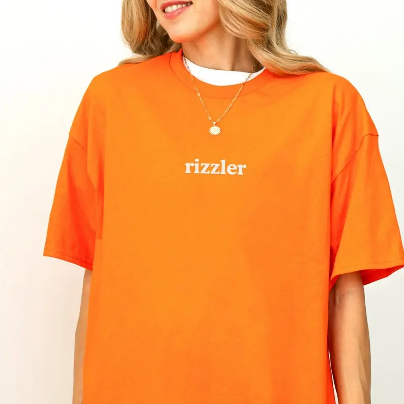 Rizzler Shirt: Funny, Crazy TikTok Tee - Oversized, Casual Summer & Cute Gift