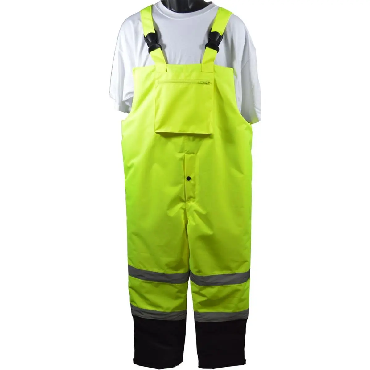 212 MAIN Unisex 4X Bib Rain Pants - Petra ANSI-ISEA 107-2015 Class E, Rainproof Quilted Thermal Synthetic, Full-Body Cover Rain Suit