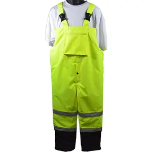 212 MAIN Petra Roc ANSI-ISEA 107-2015 Class E Waterproof Quilted Thermal Bib Rain Pants, Small, Rain Suit, Rainproof