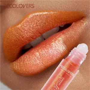 1pc Sparkling,Long Lasting Lip Gloss, Tinted Lip Oil, Roll-on Lip Oil Plumper Lip Gloss ,Lightweight & Lips Makeup Cosmetics
